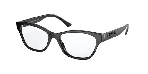 prada pr 03wv 1ab1o1 black|Prada PR 03WV 1AB1O1 53 Black Eyeglasses .